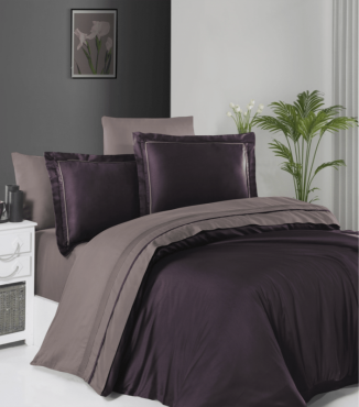 Комплект постельного белья Deluxe Satin Dark Series First Choice