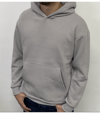 Чоловіче тепле худі спущене плече