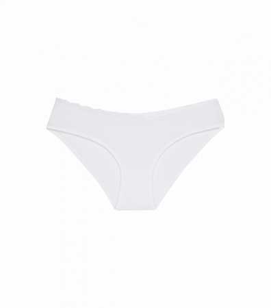 Ажурні білі труси для дівчинки однотонні