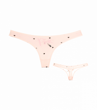 Жіночі стрінги з принтом Pink