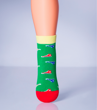 Зимові бавовняні шкарпетки середньої довжини