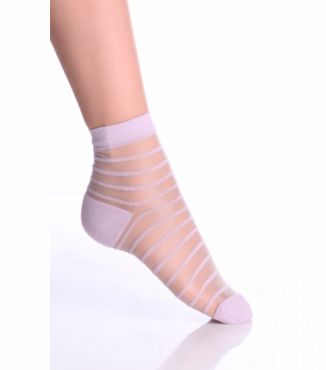 Женские носочки в полоску