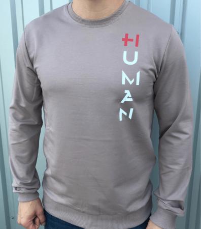 Чоловічий світшот HUMAN
