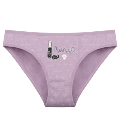 Трусы слипы с принтом MakeUp