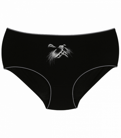 Женские однотонные трусы большого размера