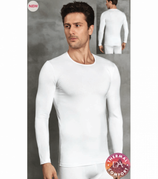 Чоловіча термокофта з круглим вирізом горловини