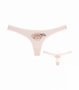 Женские стринги с принтом Часы