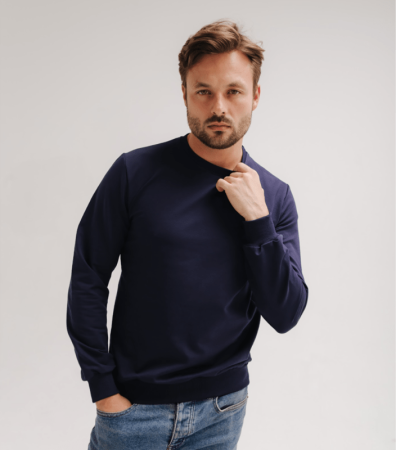 Однотонний чоловічий світшот