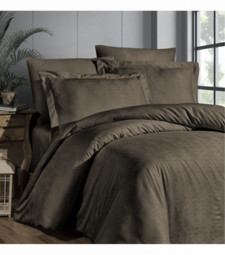 Комплект постільної білизни Jacquard Satin Dark Series First Choice