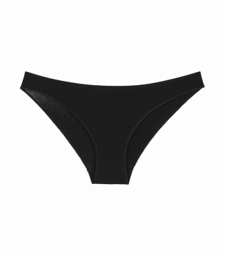 Черные вискозные женские трусики