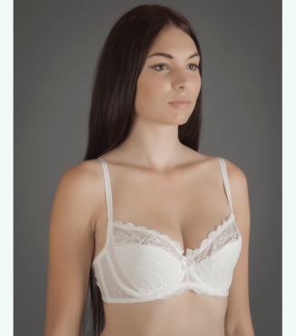 Бюстгальтер с комбинированной чашкой