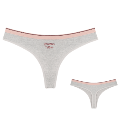 Женские стринги с принтом Pink