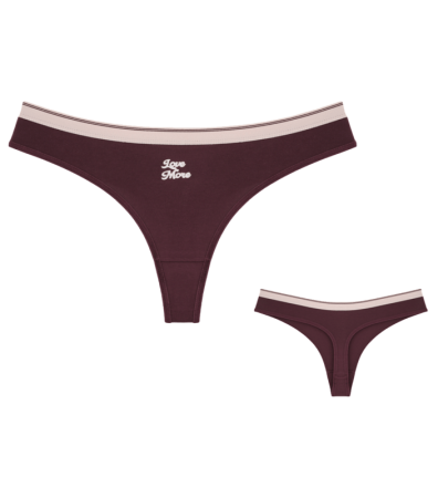 Женские стринги с принтом Pink