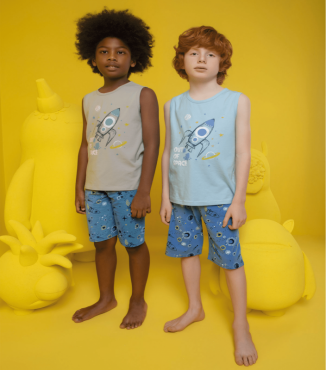 Детская пижама майка и шорты Doni