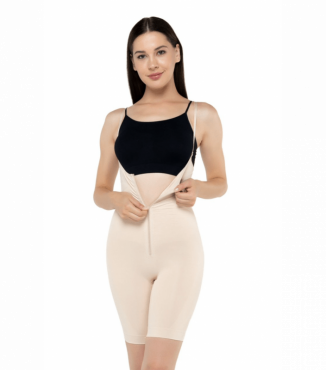 Коригувальне боді на застібці під бюст