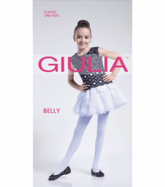 Однотонные колготки для девочки BELLY 40