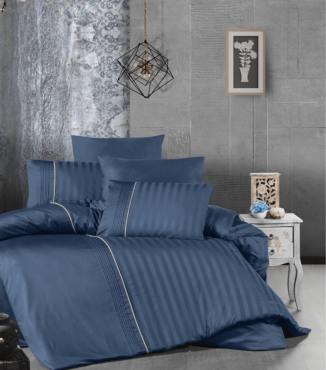 Комплект постільної білизни Deluxe Satin Dark Series First Choice