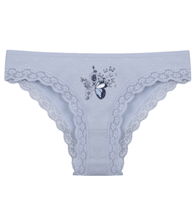Ажурні труси сліпи з принтом метелики