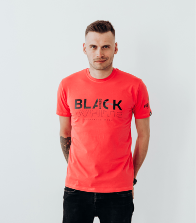 Чоловіча футболка з написом BLACK