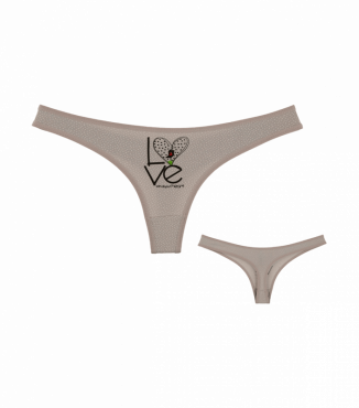 Стринги женские с принтом LOVE