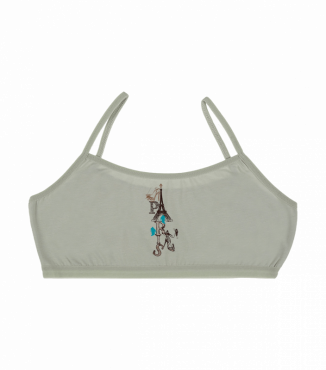 Підлітковий топ тканинний з малюнком