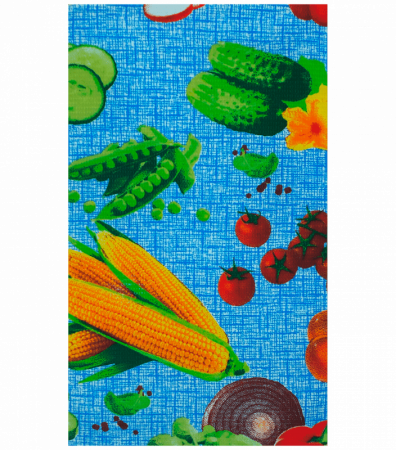 Кухонное вафельное полотенце Овощи