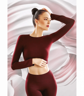 Спортивный топ с длинным рукавом CROP TOP