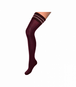 Ботфорты с двумя светлыми полосками