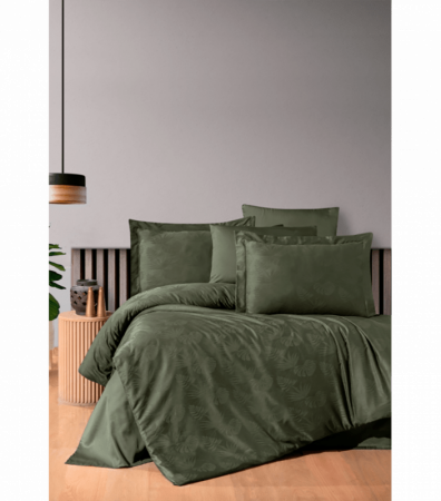 Комплект постельного белья Jacquard Satin Dark Series First Choice