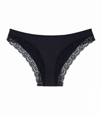 Ажурные трусы слипы однотонные