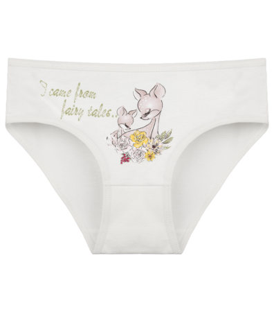 Детские слипы для девочки с принтом Бемби