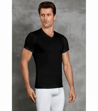 Чоловіча термофутболка з V-подібним вирізом горловини