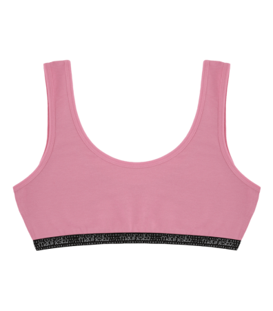 Підлітковий топ з написом manifesto на широких бретельках