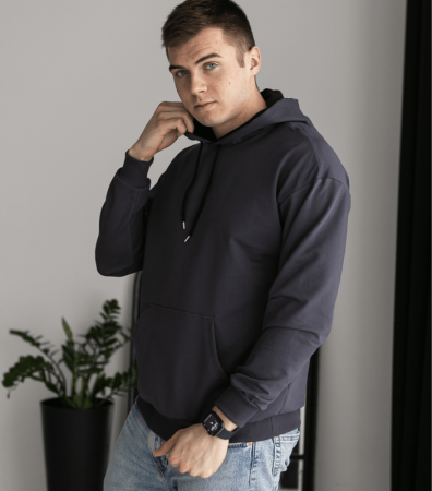 Чоловіче худі OVERSIZE спущене плече