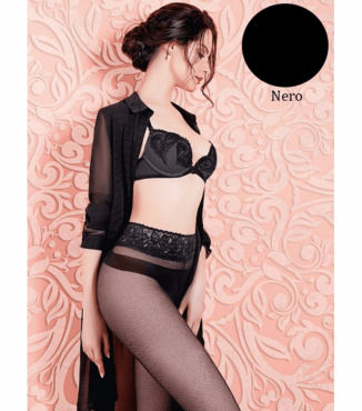 Фантазійні колготки в сіточку з поясом IMPRESSO RETE VISION 40 (1)