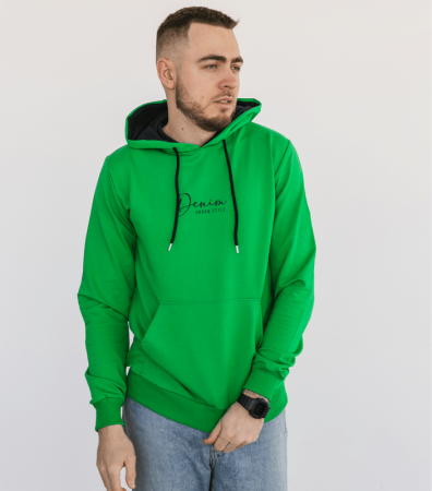 Худи с принтом DENIM