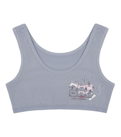 Топ для девочки с принтом Cat Purring