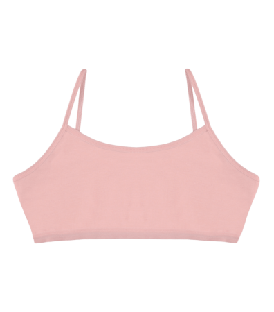 Підлітковий однотонний топ на тонких бретельках для дівчаток