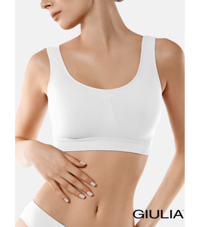 Топ из микрофибры на широких бретельках