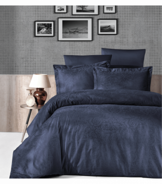 Комплект постільної білизни Jacquard Satin Dark Series First Choice