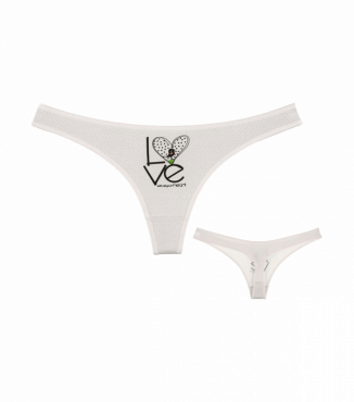 Стрінги жіночі з принтом LOVE