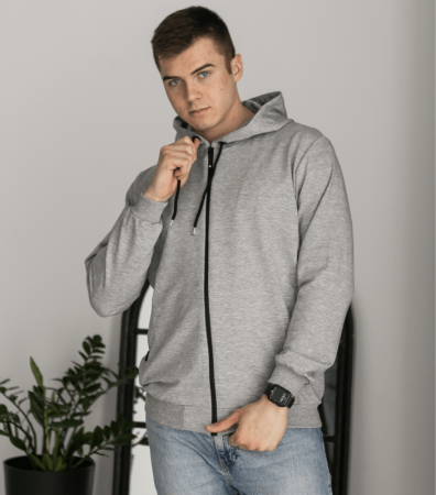 Кофта SIZE+ на молнии