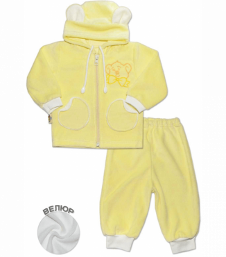 Детские велюровый костюм