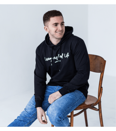 Чоловіче худі LIVING MY BEST LIFE