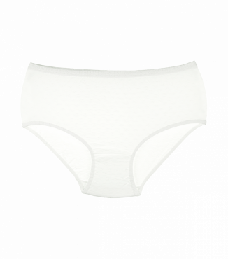 Однотонні жіночі труси білі