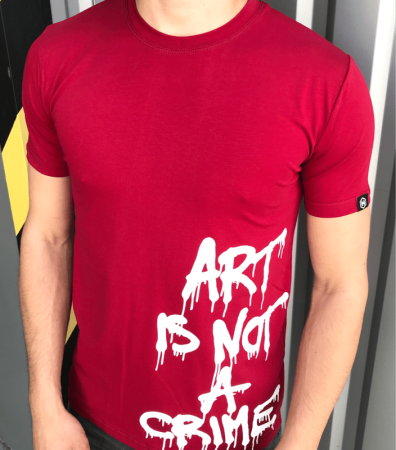 Футболка мужская ART IS NOT CRIME