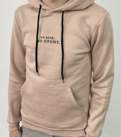 Теплое мужское худи NO STORY