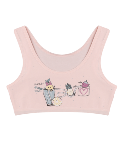 Топ для дівчинки з принтом Coctail