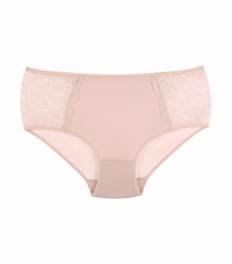 Однотонні ажурні жіночі труси