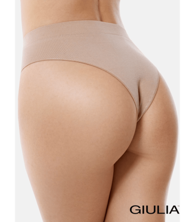 Безшовні жіночі трусики в рубчик BRASILIAN BRIEFS RIB - GIULIA